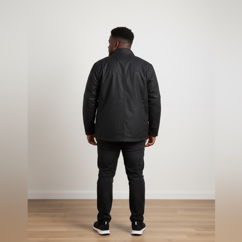 The Mayfair Men's Black Trench Coat